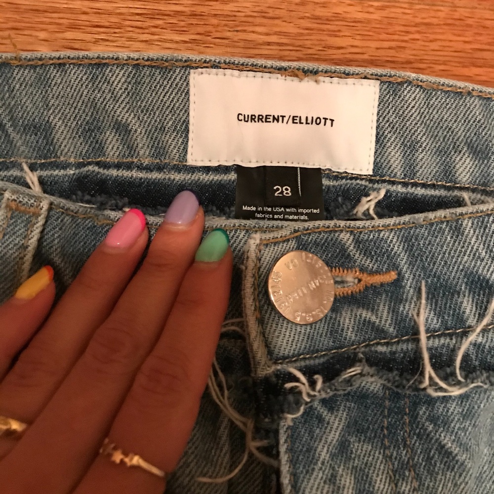 Current/Elliott High Waist Somera Jeans sz 28 - Picture 5 of 8